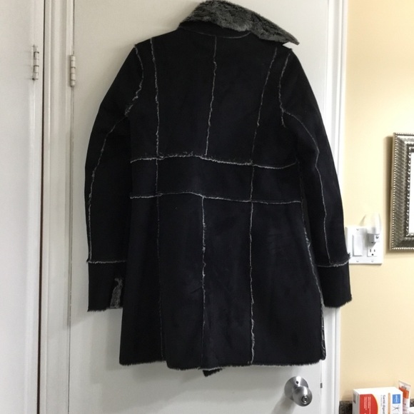 Trend b.p.c. Black Faux Fur Jacket Coat With Shearling Lining  🔴 - Picture 6 of 10